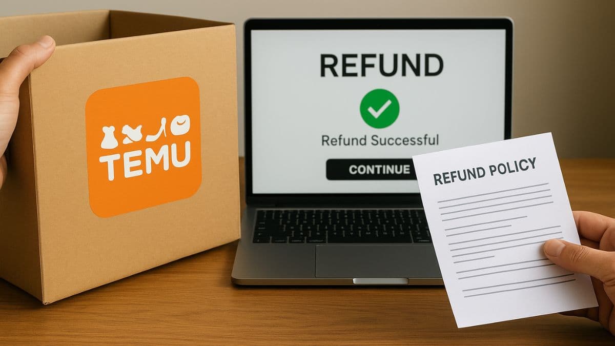 Procédure de retours et remboursements Temu